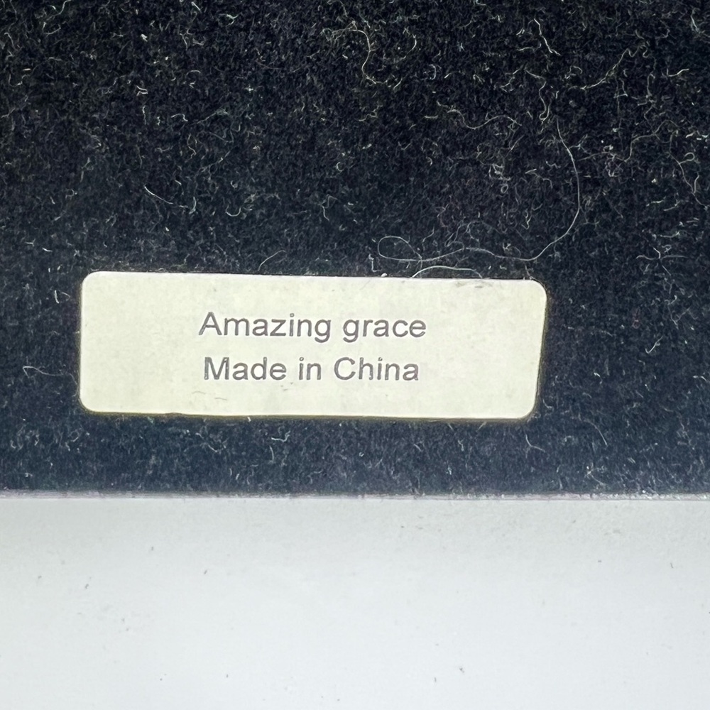SANKYO MUSIC BOX, JEWELRY BOX, WOODEN BOX, GOLD ROSE COLOR, PLAYS AMAZING GRACE - Picture 8 of 17